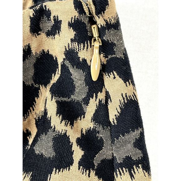 NWT Talbots animal print skirt, size 2P - Picture 3 of 10